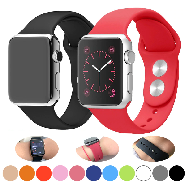 Rripi i ores smart per apple watch 1, 2, 3, 4, 5 | apple watch bands | material gome